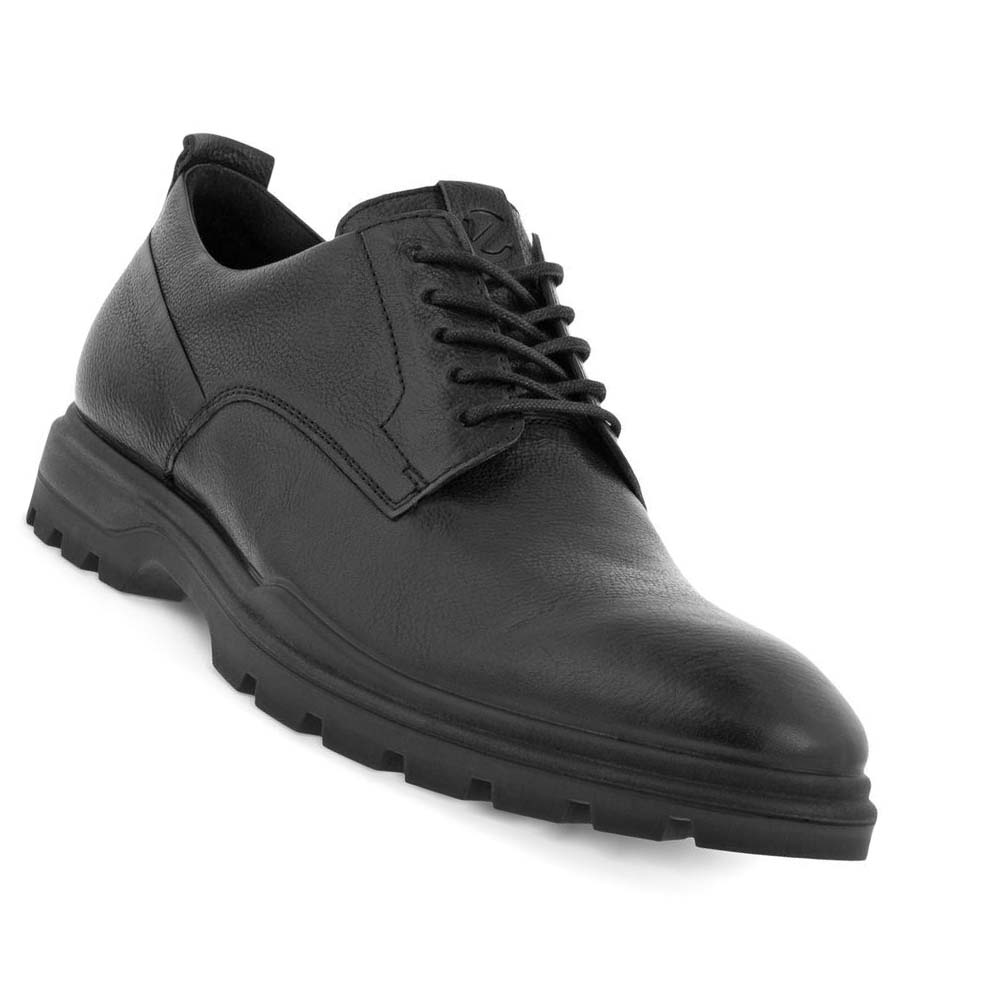 Férfi Ecco Citytray Avant Plain Toe Ruha Cipő Fekete | HU 506QMA